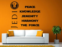 Load image into Gallery viewer, Peace Knowledge Serenity Harmony The Force Wall Window Vehicle Sticker Decal Vinyl Fathead Mural Decor L2057