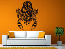 Load image into Gallery viewer, Scorpion Inside Skull Head Monster Wall Window Vehicle Sticker Decal Vinyl Fathead Mural Decor L2072