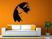 Load image into Gallery viewer, Wolf Coyote Dog Howling At The Moon Graphic Wall Window Vehicle Sticker Decal Vinyl Fathead Mural Decor L2074