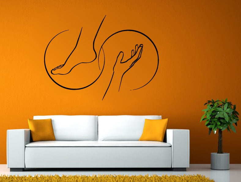 Spa Relax Massage Therapy Wall Window Vehicle Sticker Decal Vinyl Mural Decor Art L2083