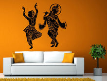 Load image into Gallery viewer, Indian Buddha Dance Hinduism Wall Decal Home Decor Elephant Ganesh Buddhism India Namaste Om Yoga Wall Sticker Decal Vinyl Mural Decor L2088