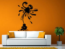 Load image into Gallery viewer, Ink Splash Octopus Funny Face Wall Stickers Decals Vinyl Mural Decor Art L2103