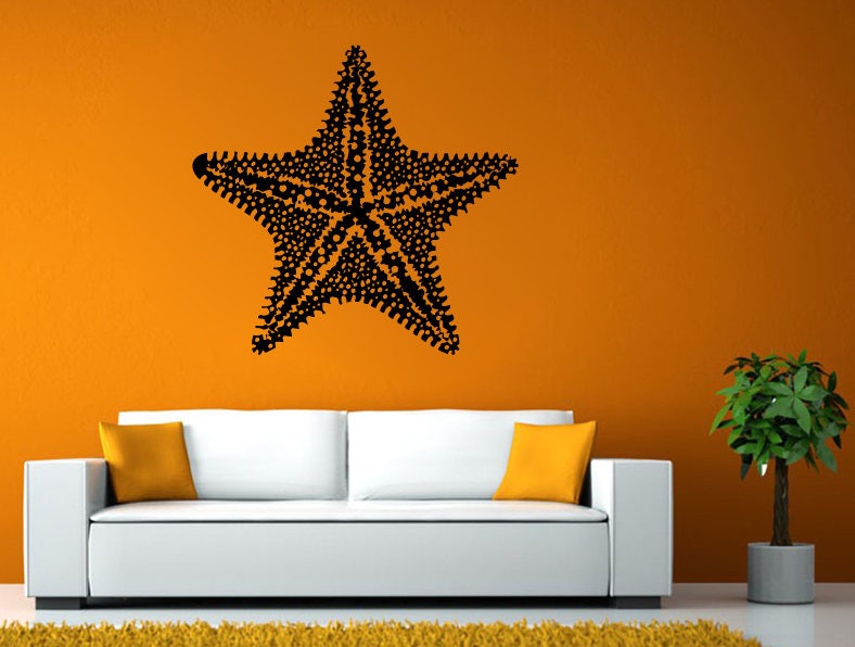 Starfish Sea Ocean Marine Creature Wall Stickers Decals Vinyl Mural Decor Art L2125