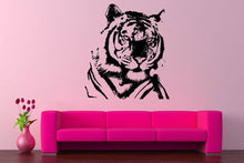 Load image into Gallery viewer, tiger decals, tiger stickers for bedroom, home stickers, animals decor, wall art decals for bedroom decoration