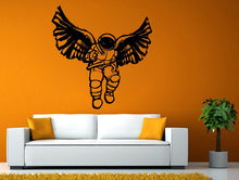Load image into Gallery viewer, Cosmonaut Astronaut Space Man NASA Angel Wings  Wall Stickers Decals Vinyl Mural Decor Art L2143
