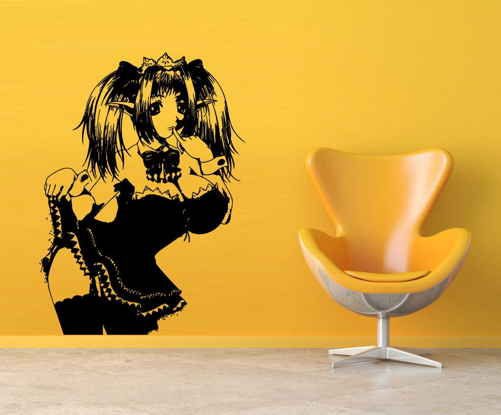 Sexy Anime Stickers ,Anime Girl Beautiful Animation Japanese Models Beauty Vinyl Mural Decor,Hantai Stickers Girls Uncensored Art VG021