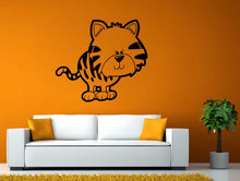 Load image into Gallery viewer, Baby Cartoon Kitten Kitty Cat Kids Children Room Nursery DIY Wall Stickers Decals Vinyl Mural Decor Art L2152