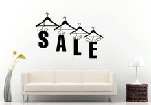 Load image into Gallery viewer, Sale Sign Hanger Hanging Clothes Shop Store Fashion DIY Wall Stickers Decals Vinyl Mural Decor Art L2174