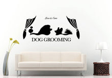 Load image into Gallery viewer, Pet Grooming Animal Dog Cat Spa Salon Shop Wall Sticker Decal Vinyl Mural Decor Art L2243