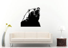 Load image into Gallery viewer, American Black Bear Forest Woods Animal Predator Roaring Wall Sticker Decal Vinyl Mural Decor Art L2244