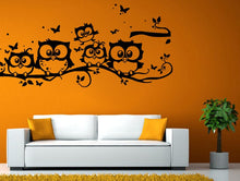 Load image into Gallery viewer, Owl Butterfly Tree Branch Kids Cute Wall Stickers Decals Vinyl Mural Decor Art L2092