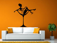 Load image into Gallery viewer, Pretty Woman Girl Martini Glass Glamorous Fancy Wall Stickers Decals Vinyl Mural Decor Art L2095