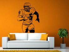 Load image into Gallery viewer, American Football Hero Player Athlete Games Sports Wall Stickers Decals Vinyl Mural Decor Art L2099