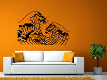 Load image into Gallery viewer, Ocean Sea Wave Marine Surfing Wall Stickers Decals Vinyl Mural Decor Art L2129