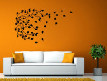 Load image into Gallery viewer, Leaves Branch Tree Floral Pattern Nature Wind Leaf Blowing DIY Wall Stickers Decals Vinyl Mural Decor Art L2145