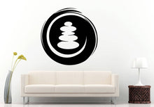 Load image into Gallery viewer, Zen Circle Lotus Meditation Buddha Pose Namaste Yoga Mandala Om DIY Wall Sticker Decal Vinyl Mural Decor Art L2209