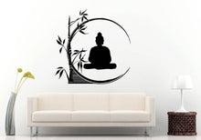 Load image into Gallery viewer, Zen Circle Lotus Meditation Buddha Bamboo Tree Namaste Yoga Mandala Om DIY Wall Sticker Decal Vinyl Mural Decor Art L2210