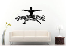 Load image into Gallery viewer, Yoga Pose Studio Mandala Henna Mehndi Namaste Om Meditation Wall Sticker Decal Vinyl Mural Decor Art L2226