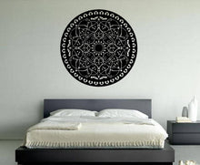 Load image into Gallery viewer, Mandala Spiritual Ritual Hinduism Buddhism Universe Cosmos Balance Energy Hippie Life DIY Wall Stickers Decals Vinyl Mural Decor Art VG146