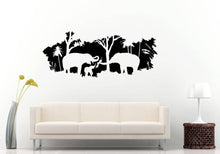 Load image into Gallery viewer, Elephants Jungle Forest Animal Earth Nature Family Wall Sticker Decal Vinyl Mural Decor Art L2327