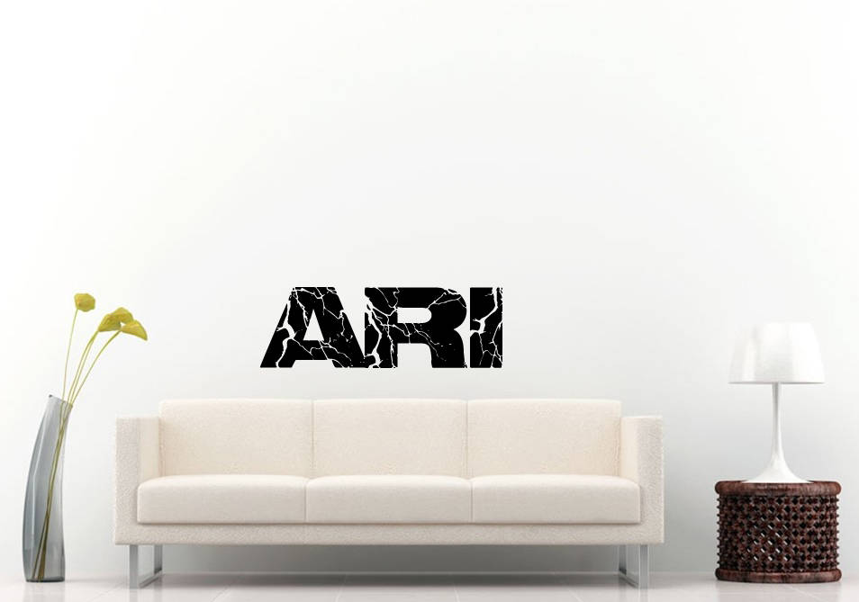 custom name ARI 13x5 inches