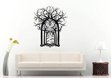 Load image into Gallery viewer, Tree Forest Arch Pathway Castle Ornament Wall Sticker Decal Vinyl Mural Decor Art L2336