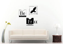 Load image into Gallery viewer, Be Free Puzzle Peaces Bird Flying Nature Wall Sticker Decal Vinyl Mural Decor Art L2350