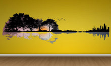 Load image into Gallery viewer, Painteeze City vs Nature Painting Like Decal, sticker, Skyline, Trees art cfb 37