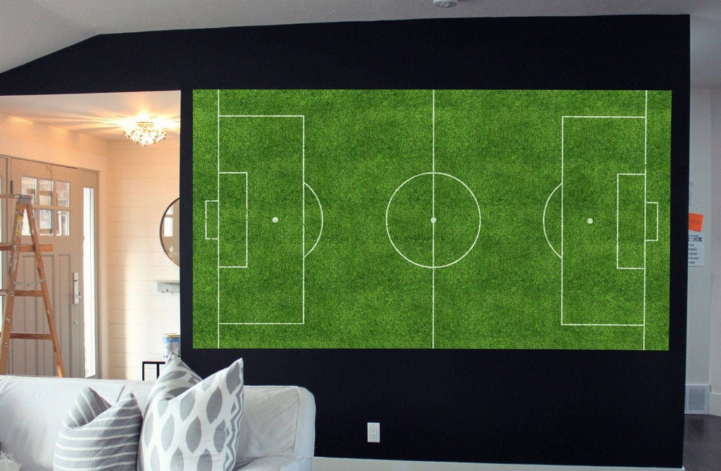 Painteeze Soccer Pitch Painting like Sticker, Decal, Soccer Field, Decor cfb 33