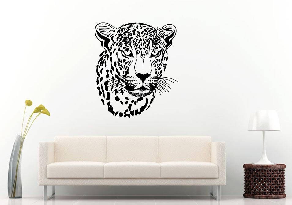 Cheetah Predator Jungle Cat Animal Hunt Africa Nature Room Wall Sticker Decal Vinyl Mural Decor Art L2380