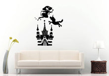 Load image into Gallery viewer, Fairy Magic Wand Tale Story Unicorn Castle Girls Room Wall Sticker Decal Vinyl Mural Decor Art L2383
