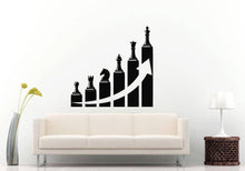 Load image into Gallery viewer, Chess Board Game Climb High Teamwork Effort Success Build Office Motivation Wall Sticker Decal Vinyl Mural Decor Art L2393