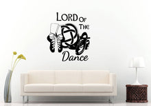 Load image into Gallery viewer, Lord Of The Dance Ballet Shoes Dancing Room Wall Sticker Decal Vinyl Mural Decor Art L2424