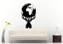 Load image into Gallery viewer, Fitness Workout Gym Cross Fit Healthy Life Style Training World Globe Earth Bodybuilding Wall Sticker Decal Vinyl Mural Decor Art L2322