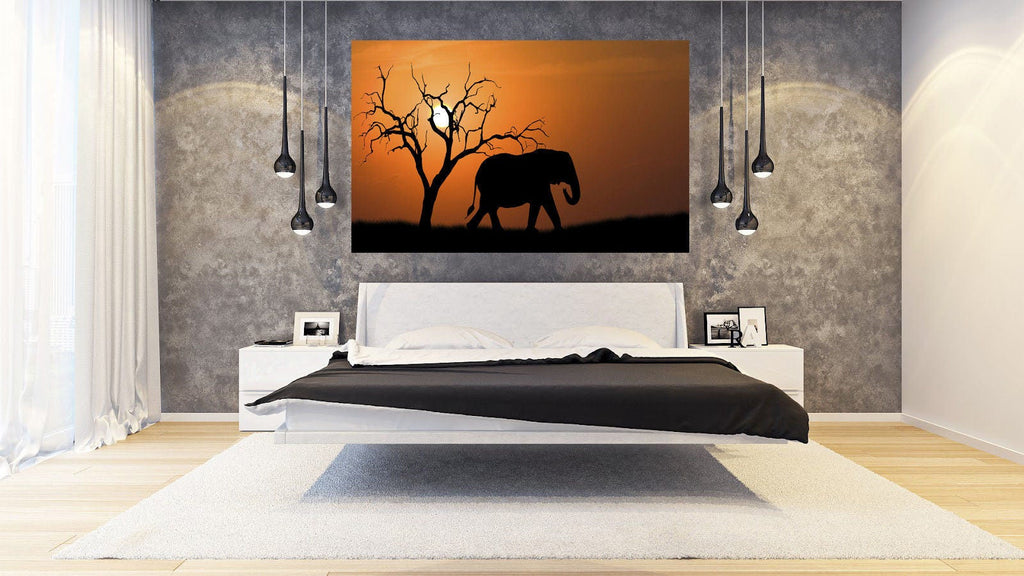 Painteeze Safari Painting Like Wall Decal, Safari sticker, Elephants cfb 123