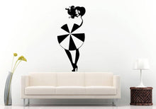 Load image into Gallery viewer, Umbrella Girl Woman Hot Beautiful Fashion Shopping Beauty Salon Wall Sticker Decal Vinyl Mural Decor Art L2375