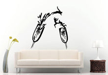 Load image into Gallery viewer, Glasses Champagne Spilling People Flying Kitchen Dining Room Wall Sticker Decal Vinyl Mural Decor Art L2384