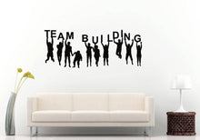 Load image into Gallery viewer, Teamwork Team Building People Holding Sign Office Space Work Success Motivation Wall Sticker Decal Vinyl Mural Decor Art L2397
