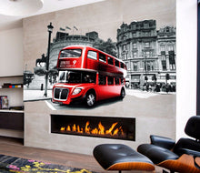 Load image into Gallery viewer, Painteeze London Double decker Painting Like Modern Wall Decor, sticker, cfb 46