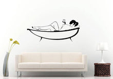 Load image into Gallery viewer, Bathroom Bath Relax Tub Girl Woman Beauty Rest Room Wall Sticker Decal Vinyl Mural Decor Art L2403