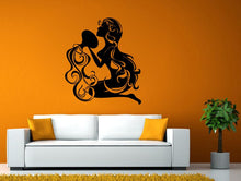 Load image into Gallery viewer, Beautiful Girl Woman Female Pouring Water Vase Beauty Salon Room Wall Sticker Decal Vinyl Mural Decor Art L2440