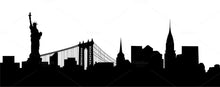 Load image into Gallery viewer, custom city view 23.4 by 7 in pink