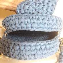 Load image into Gallery viewer, Beautiful Handmade Knitted Yarn Womans Handbag Shoulder Bag Purse