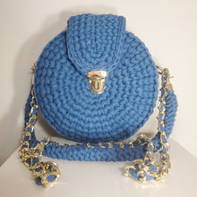 Load image into Gallery viewer, Beautiful Handmade Knitted Yarn Womans Handbag Shoulder Bag Purse