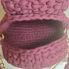 Load image into Gallery viewer, Beautiful Handmade Knitted Yarn Womans Handbag Shoulder Bag Purse