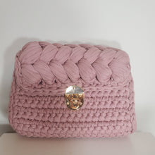 Load image into Gallery viewer, Beautiful Handmade Knitted Yarn Womans Handbag Shoulder Bag Purse