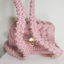 Load image into Gallery viewer, Beautiful Handmade Knitted Yarn Womans Handbag Shoulder Bag Purse