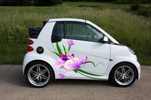 Load image into Gallery viewer, Floral Car Sticker for Women – Large Vinyl Flower Decal for Car, Truck, Jeep – Waterproof Peel &amp; Stick Car Side Graphics