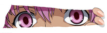 Load image into Gallery viewer, Anime Girl Eyes Vinyl Decals - Cool Stickers for Sport Cars Trailer Trucks Pickups - Large Size Color Anime Car Decals - One part mirrored