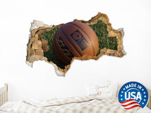 Load image into Gallery viewer, Basketball Ball Wall Decal. Sport Vinyl Sticker Decals. Basketball Wall Mural. Basketball Bedroom Boy Decor. Sport Gift. Peel and Stick NT44